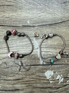 Pandora bracelets with charms